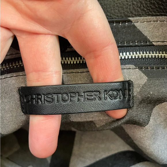 BNWOT Anthropologie Christopher Kon soft leather large clutch with straps - Picture 5 of 11